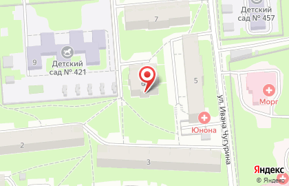 Медицинский центр Юнона в Сормовском районе на карте