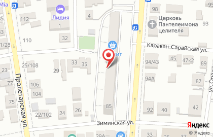 Торговый центр Ринг на Комсомольской улице на карте