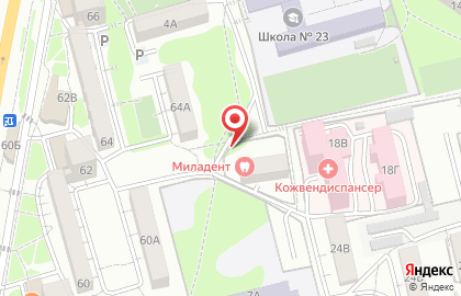 Мила Дент на карте