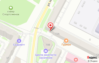 Центр общественного доступа на улице Нефтяников на карте