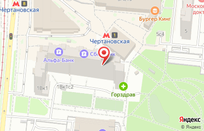 Росбанк акб ОАО Дополнительный Офис Чертановский на карте