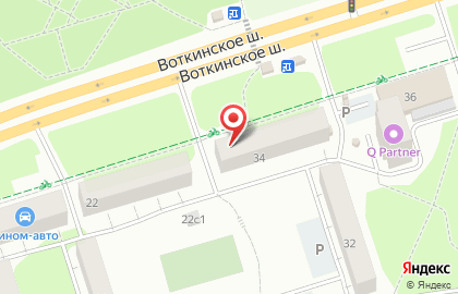 Банкомат Датабанк на Воткинском шоссе на карте