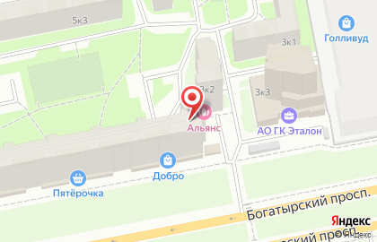 Торгово-сервисная компания CompMaster на Богатырском проспекте на карте