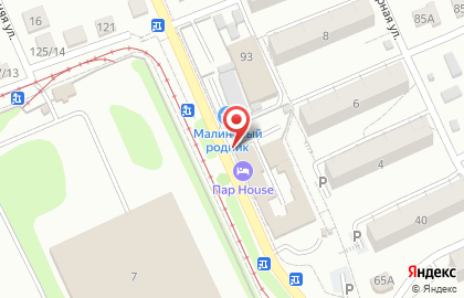 Шиномонтажная мастерская в Заводском районе на карте