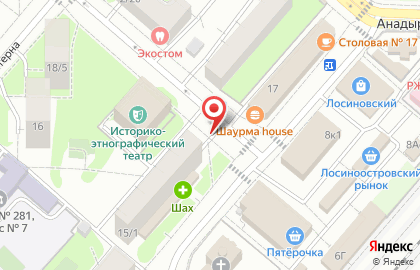 Магазин Кондитерский рай в Бабушкинском районе на карте