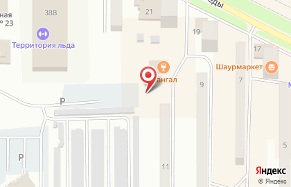 Автостоянка Прогресс на проспекте Победы на карте