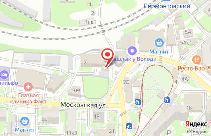 Магазин Зодчий в Пятигорске на карте