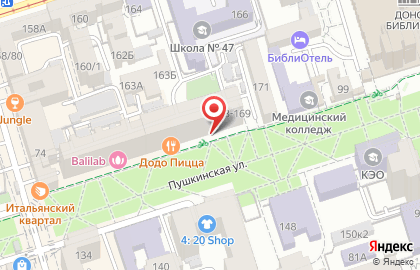 Магазин FixPrice на Пушкинской улице, 163/169 на карте