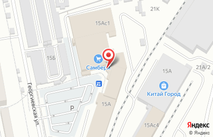 Сеть гипермаркетов Самбери в Железнодорожном районе на карте