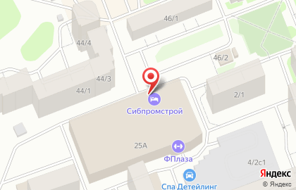 Гостиница Сибпромстрой на карте