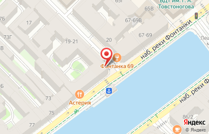 Гастроном Любимый на карте
