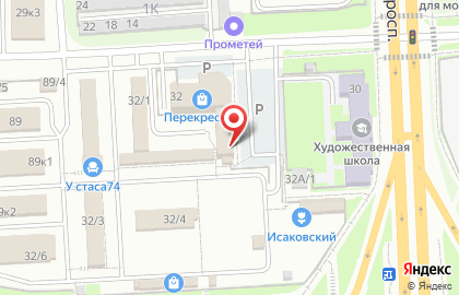 Компания по аренде офисов и торговых площадей Перекресток на карте