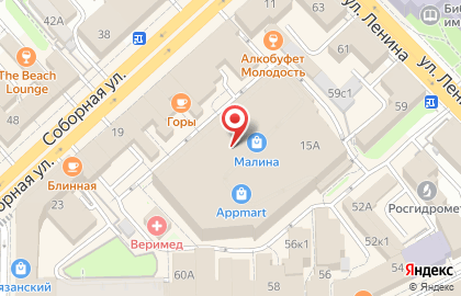 Акционерный коммерческий банк Авангард на Соборной улице на карте
