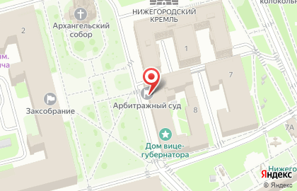 Арбитражный суд Нижегородской области на карте
