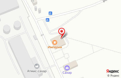 Кафе Империя на Производственной улице на карте