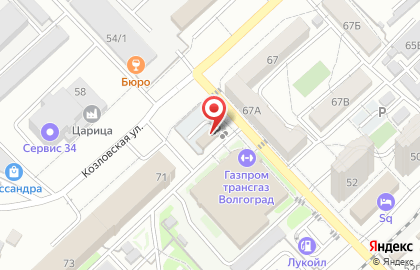 Автомойка в Волгограде на карте