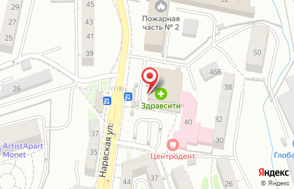 Магазин оптики в Калининграде на карте