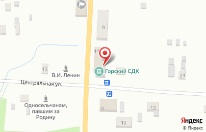 Горский сельский Дом культуры на карте