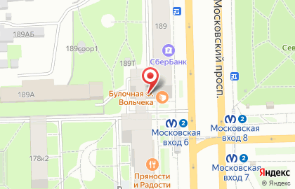 Салон оптики Питер Оптика на Московском проспекте на карте