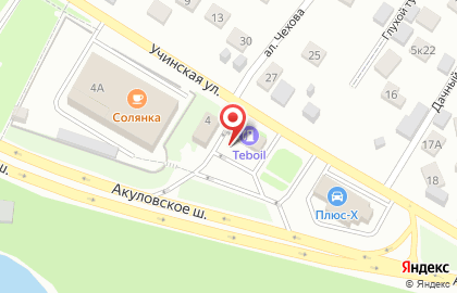 GF на Учинской улице на карте
