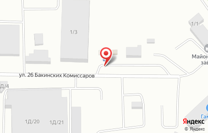 Кафе быстрого питания на улице 26 Бакинских Комиссаров на карте
