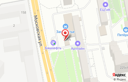 Кафе-столовая АмНям на Московской улице на карте