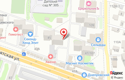 Магазин ткани и фурнитуры в Ростове-на-Дону на карте