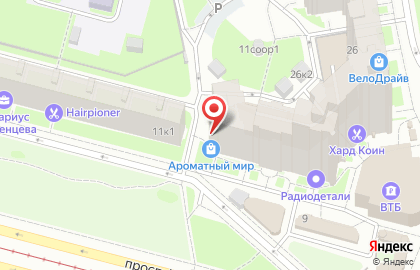 Винный супермаркет Ароматный мир на Коломяжском проспекте на карте