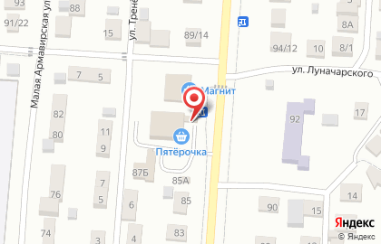 Магазин кондитерских изделий на Центрально-Мариупольской улице на карте