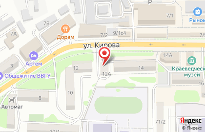 Велосалон в Артёме на карте