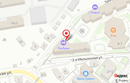 Любим на карте