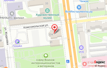 Торгово-производственная компания Веза на проспекте Ленина на карте
