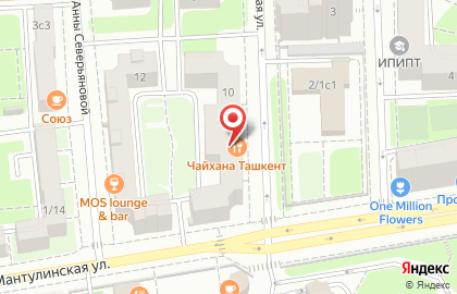 Бар-ресторан River Side на Мантулинской улице на карте