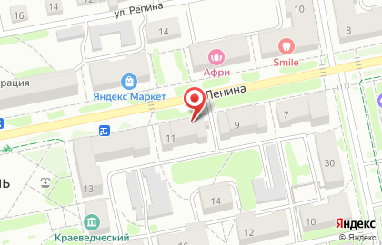 Правовой центр Аргумент на улице Ленина на карте