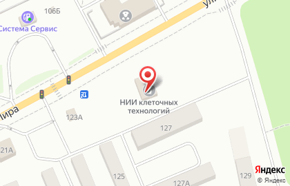 Югорский научно-исследовательский институт клеточных технологий в Ханты-Мансийске на карте