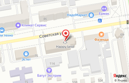 Торговый центр Браво на Советской улице на карте