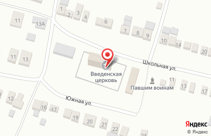 Храм введения во Храм Пресвятой Богородицы на карте