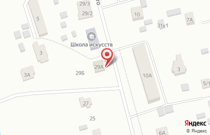 Сельская библиотека, пос. Октябрьский на карте