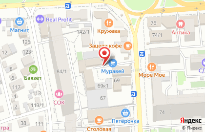 Департамент Застройщиков Краснодара на карте