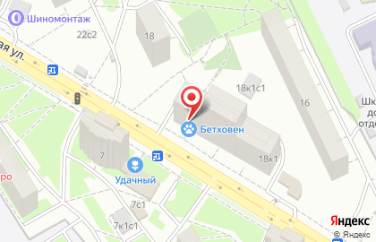 Зоомагазин Бетховен на Петрозаводской улице, 18 к 1 на карте