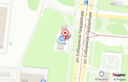 Компания Kolecity на площади Сибиряков-Гвардейцев на карте