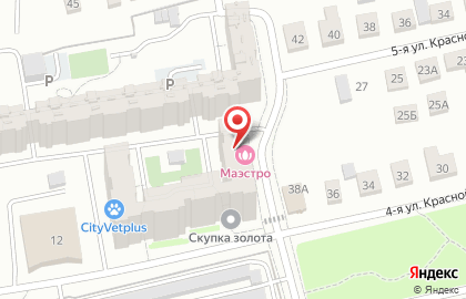 Мастерская по ремонту и пошиву одежды на улице Виноградова на карте