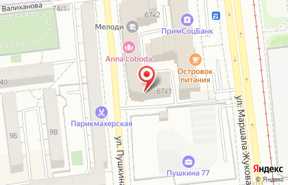 Здоровые Люди на улице Пушкина на карте