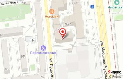 ЛинК на улице Пушкина на карте