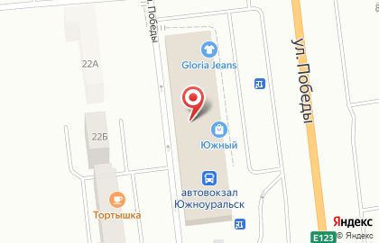 Салон сотовой связи Tele2 на улице Победы на карте