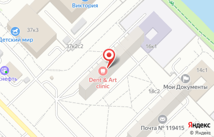 Стоматологическая клиника ПрофСтом на Проспекте Вернадского на карте