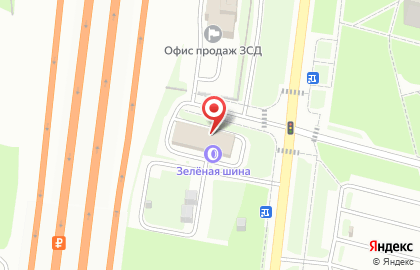 Шинный центр Зеленая Шина на Планерной улице на карте