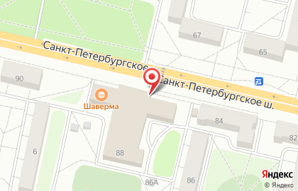 Аптека Невис на Санкт-Петербургском шоссе на карте