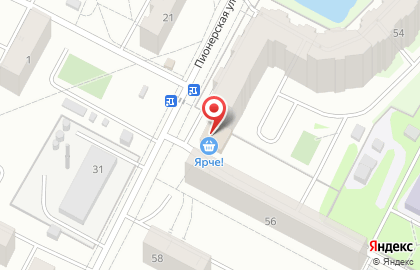 Супермаркет Ярче! в Москве на карте