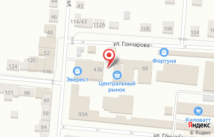 Продсклад Победа на улице Пушкина на карте